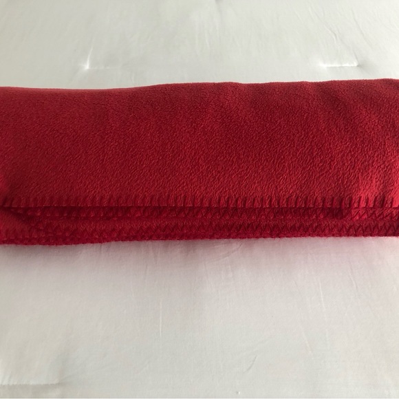 Red Fleece Blanket - Picture 3 of 6